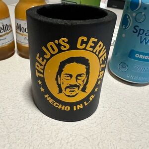 Trejo's Cerveza Black and Yellow Can Cooler